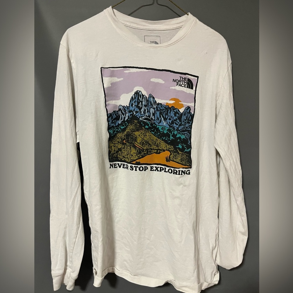 North Face Long Sleeve T- Never Stop Exploring